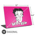Betty Boop Pink Background Universal Laptop 16in (13 x 9.4in) Skin